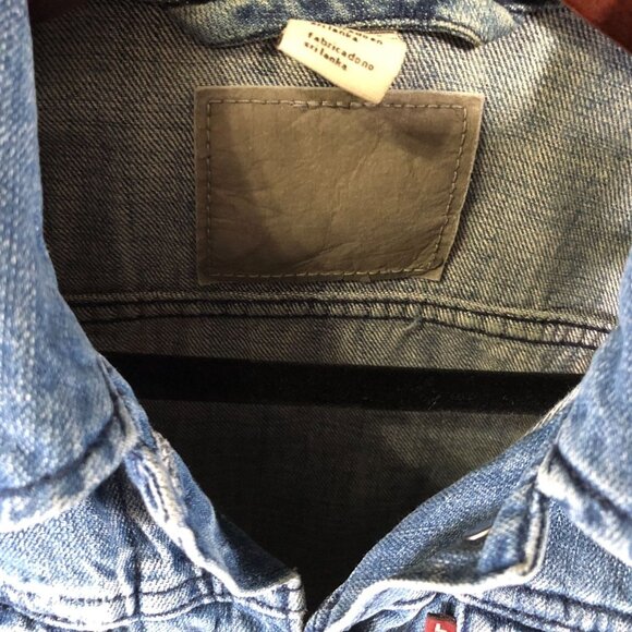 Levis Women's Blue Denim Trucker Jacket XS circa 2014 - Picture 10 of 16